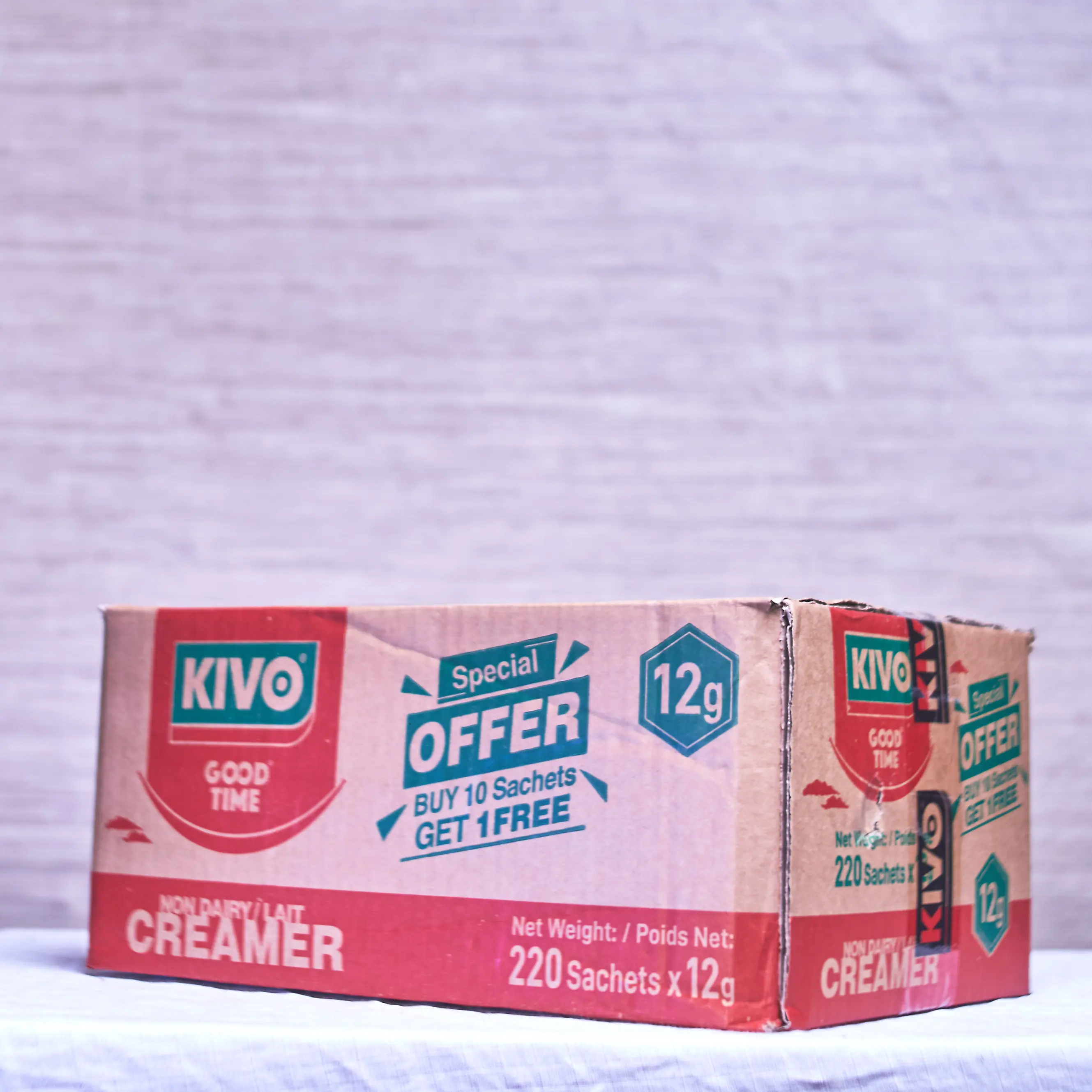 Kivo Good time Creamer Sachets 12g x 200 (carton)