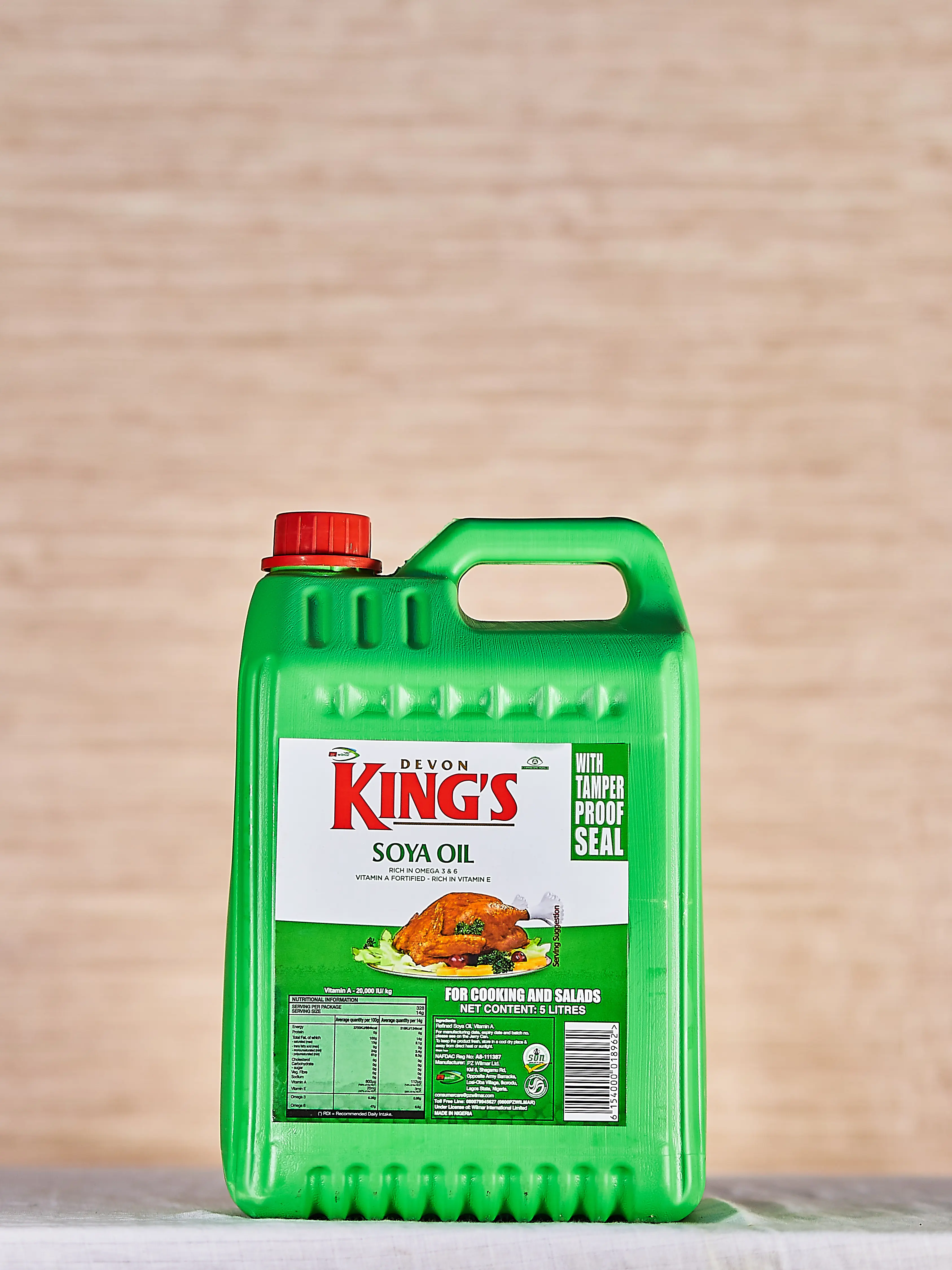 kings soya oil 5ltr x 4 (Carton)