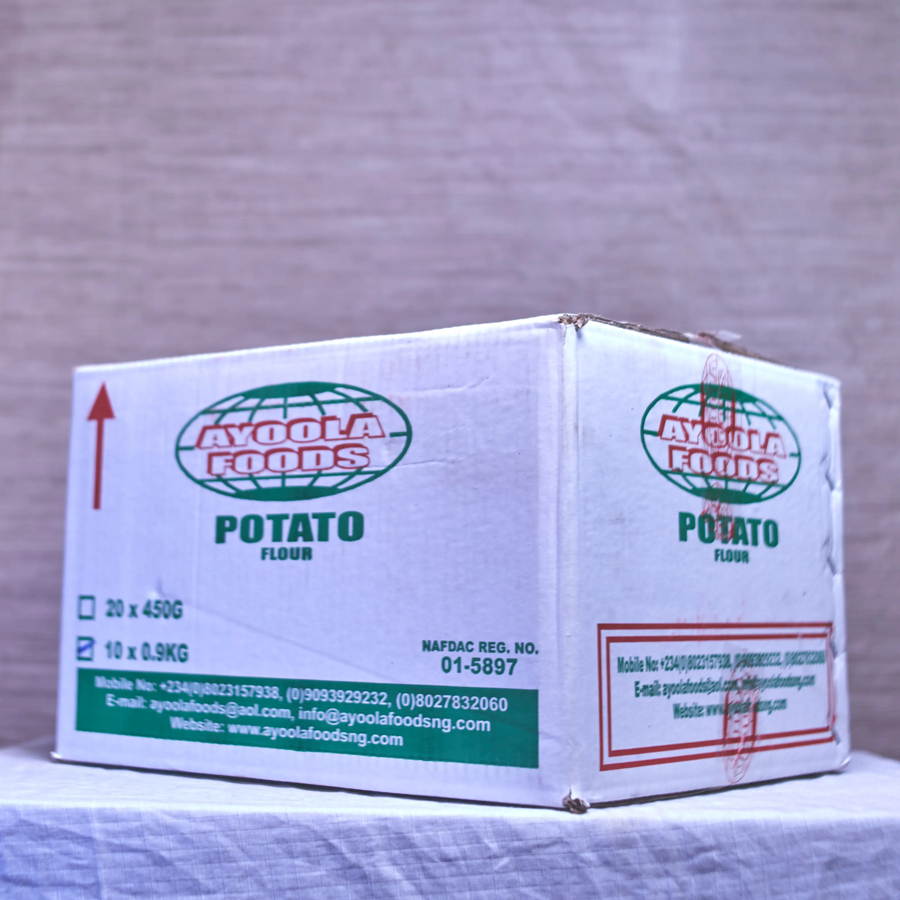 Ayoola Potato Flour 0.9kg x 10 (Carton)