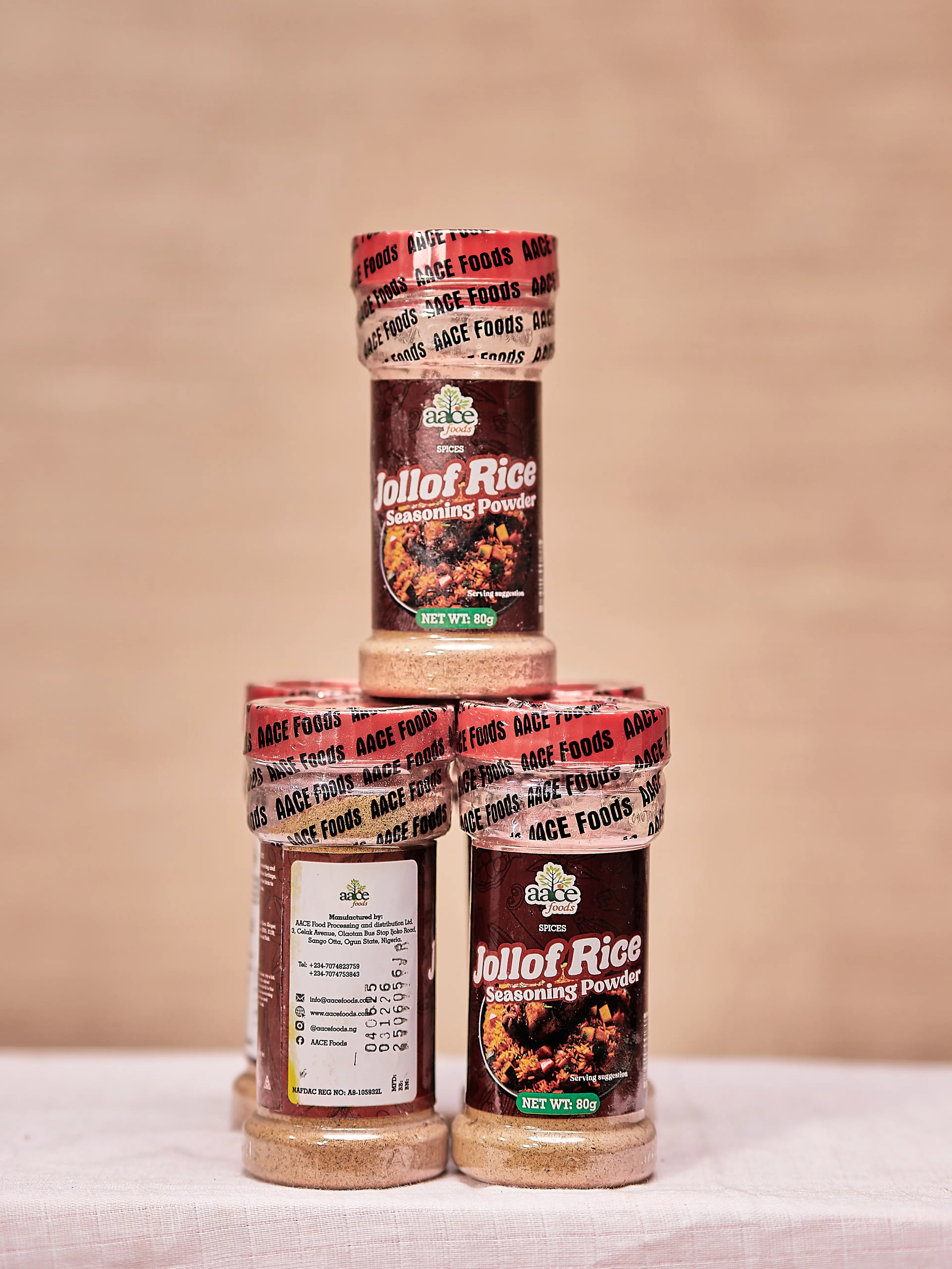 Aace Jollof Seasoning Powder 80g x 12 (Pack)