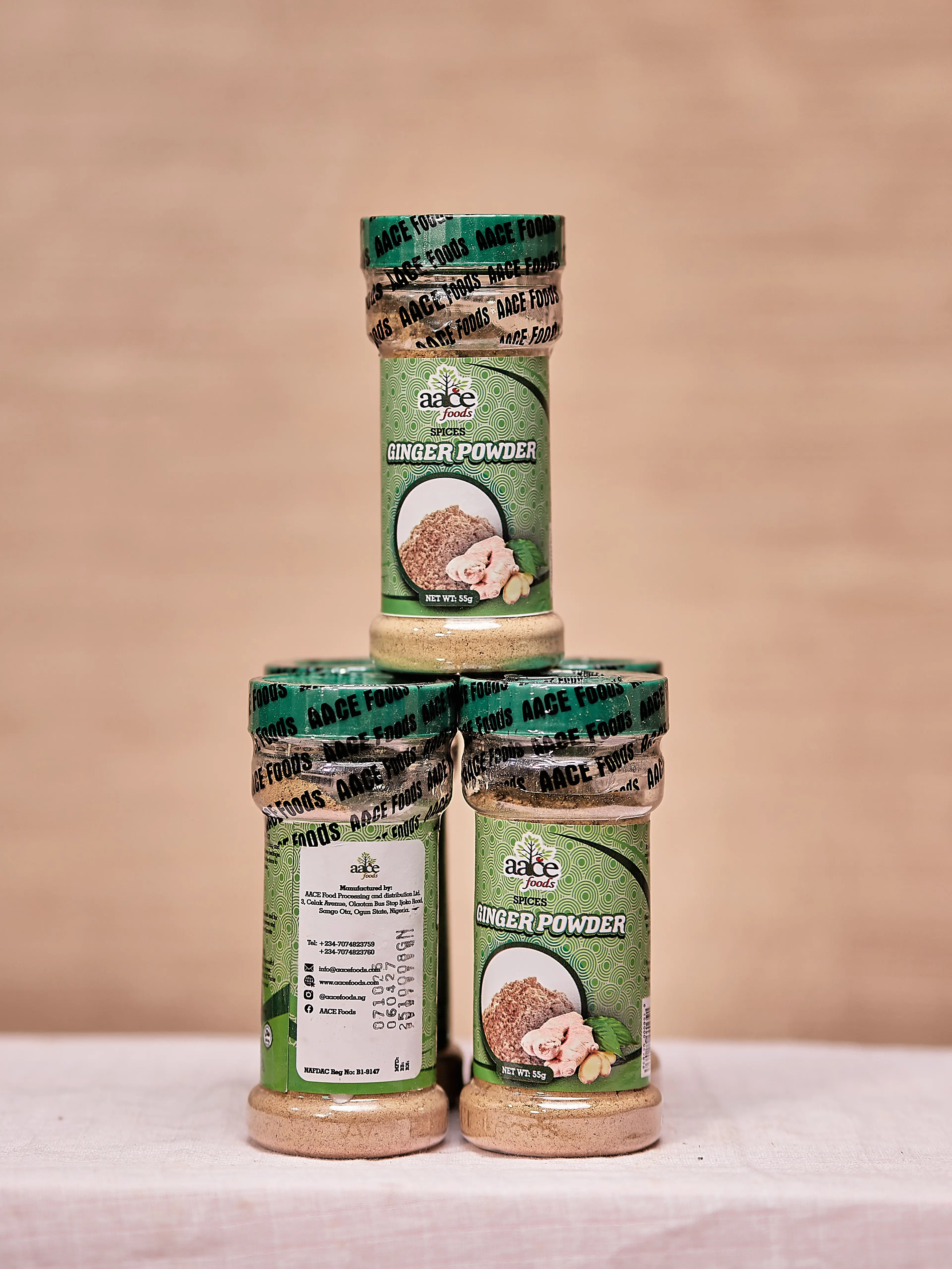 Aace Spice Ginger Powder 55g x 12 (Pack)