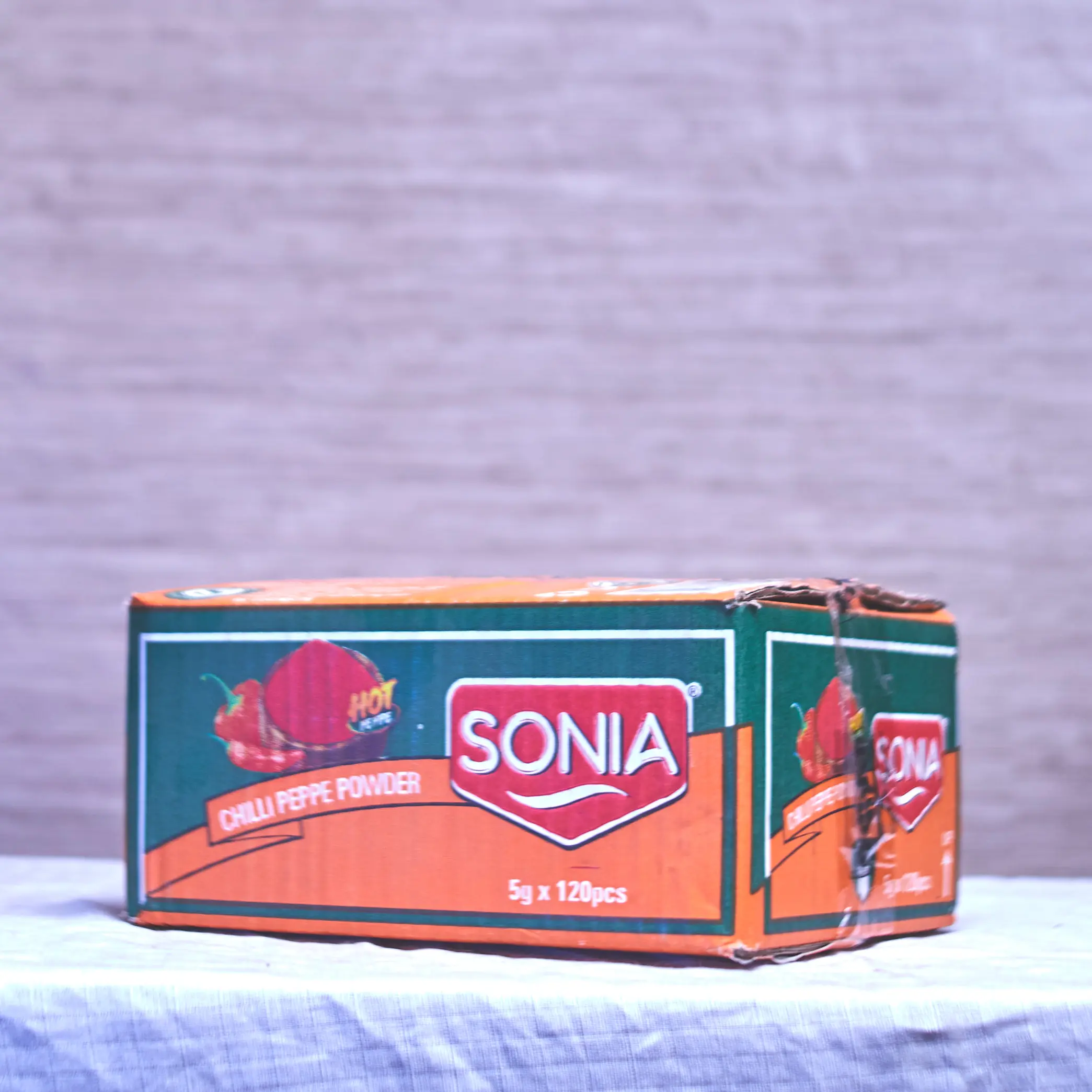 Sonia Hot Chili pepper Powder 5g x 120 (carton)